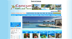 Desktop Screenshot of cancun-hotelsandtours.com